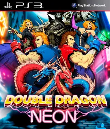 Double Dragon Neon (USA) (Dynamic Theme) box cover front